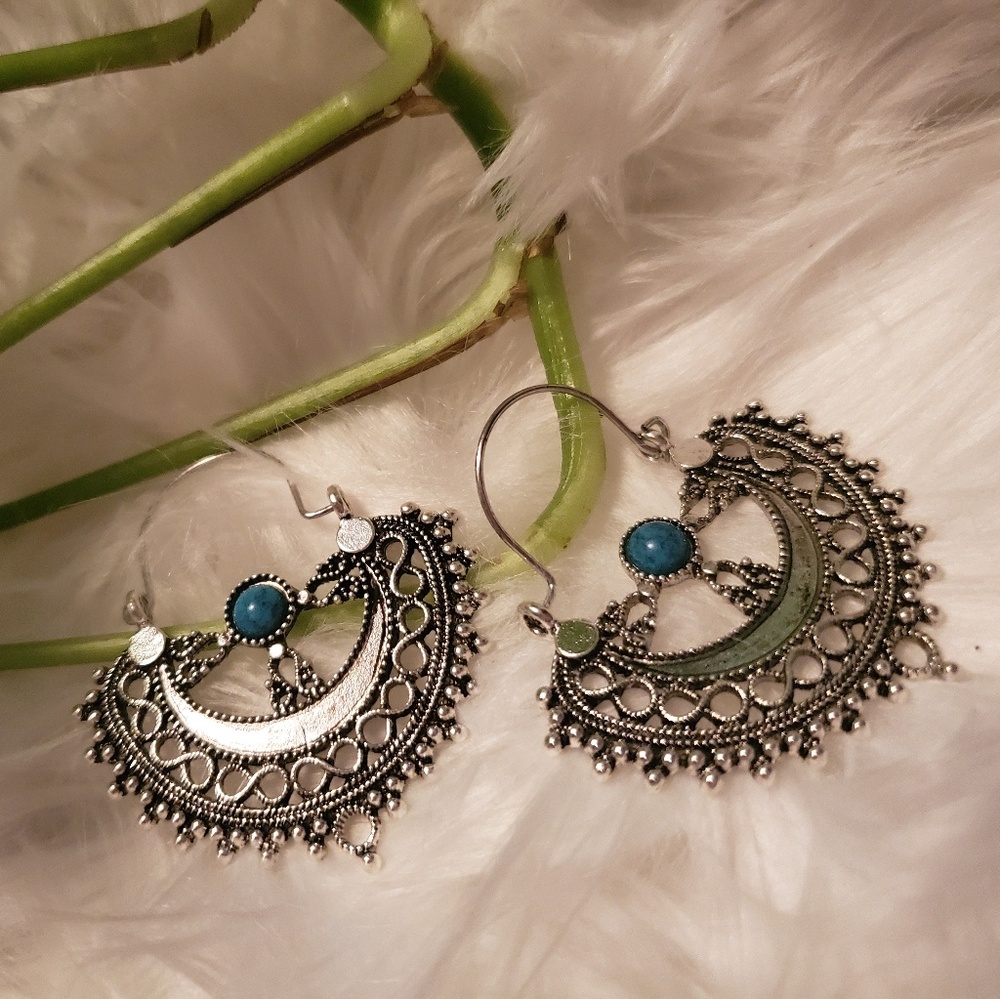 💋3 for 20!! Silver Earrings Bohemians design